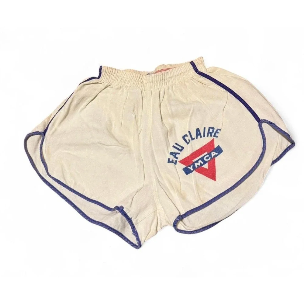 Vintage 50's YMCA Champion Running Shorts Mens Medium 32-34 Cotton